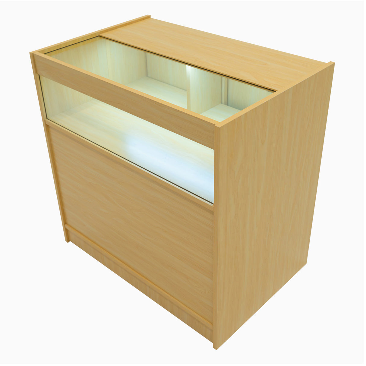 Comptoirs de Vente à LED Ensemble Iris - Érable CM60, 2 x B900