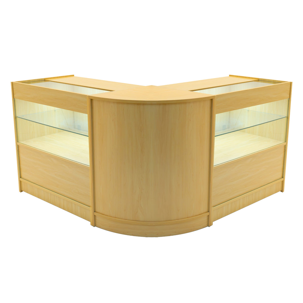 Comptoirs de Vente à LED Ensemble Selene - Érable CM60, 2 x C900