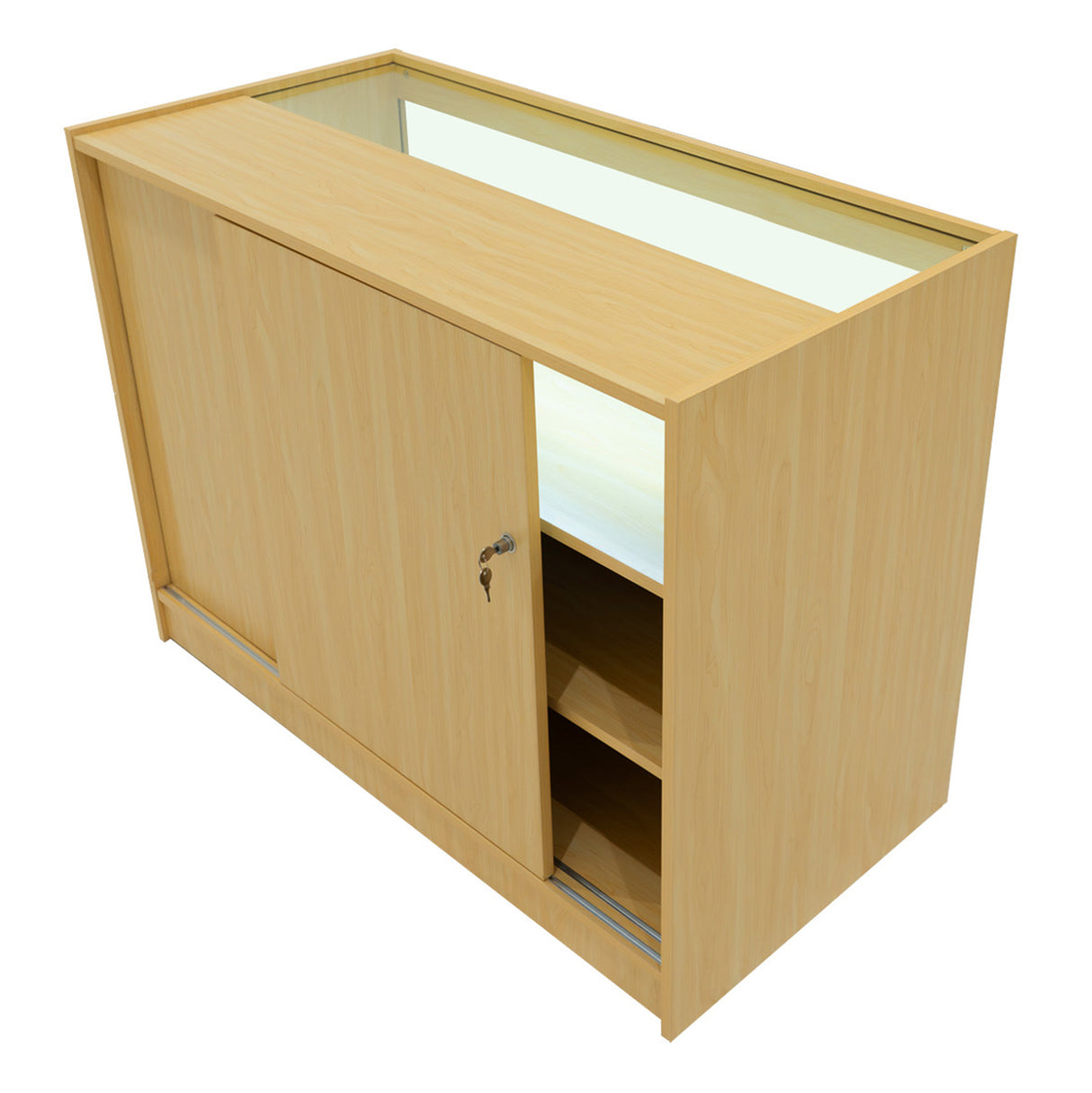 Comptoirs de Vente à LED Ensemble Iris - Érable CM60, 2 x B1200