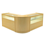 Comptoirs de Vente à LED Ensemble Adonis - Érable CM60, B1200, C1200