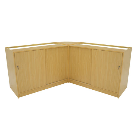 Comptoirs de Vente à LED Ensemble Adonis - Érable CM60, B1200, C1200