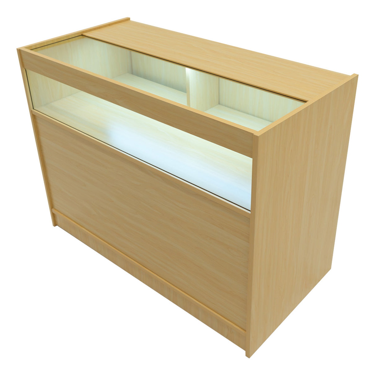 Comptoirs de Vente à LED Ensemble Adonis - Érable CM60, B1200, C1200