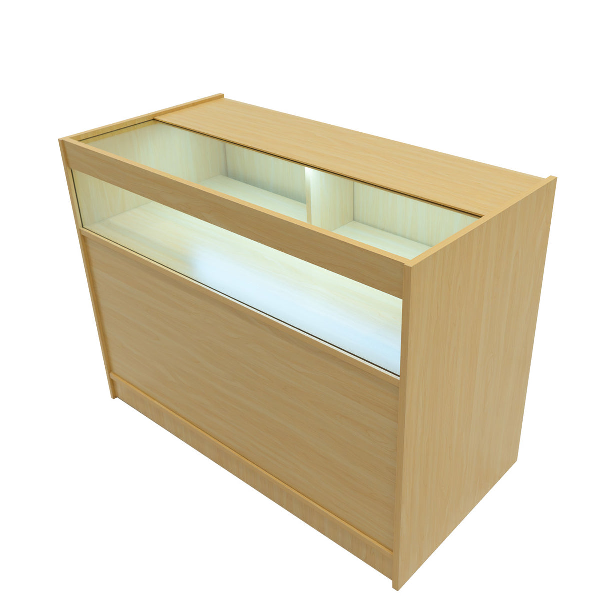 Comptoirs de Vente à LED Ensemble Theseus - Érable LM60, 2 x B1200