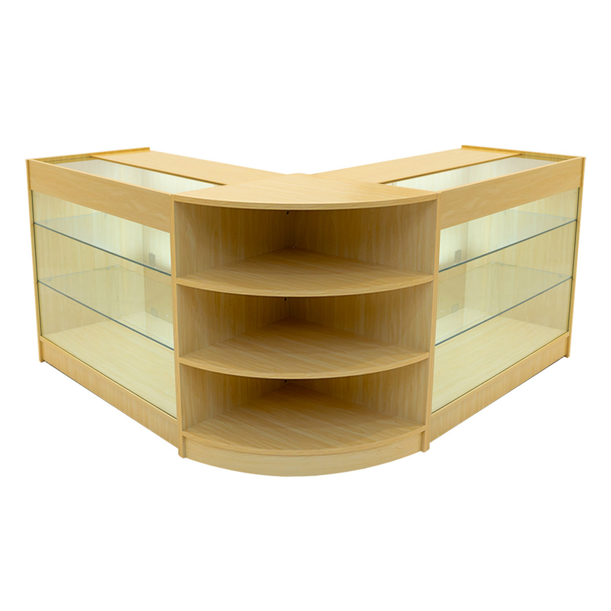 Comptoirs de Vente à LED Ensemble Apollo - Érable LM60, 2 x K1200