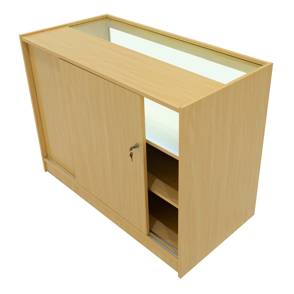 Comptoirs de Vente à LED Ensemble Luna - Érable CM60, 2 x B1200, TB60
