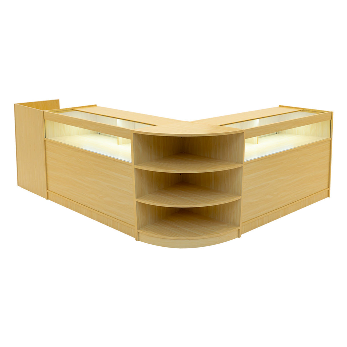 Comptoirs de Vente à LED Ensemble Sagittarius - Érable LM60, 2 x B1200, TB60