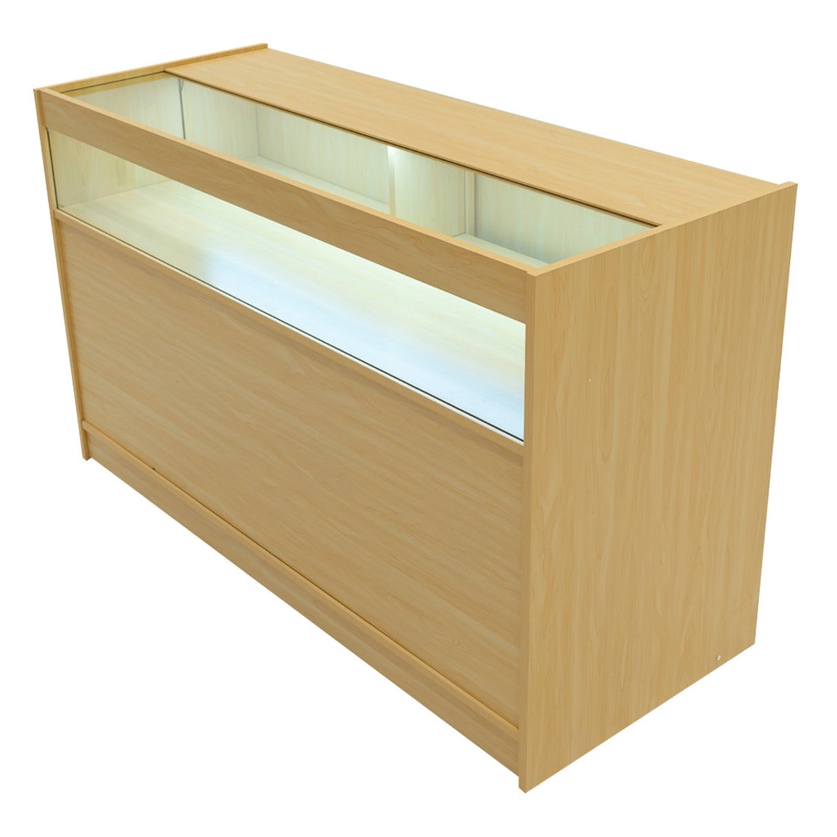 Comptoirs de Vente à LED Ensemble Iris - Érable CM60, 2 x B1500