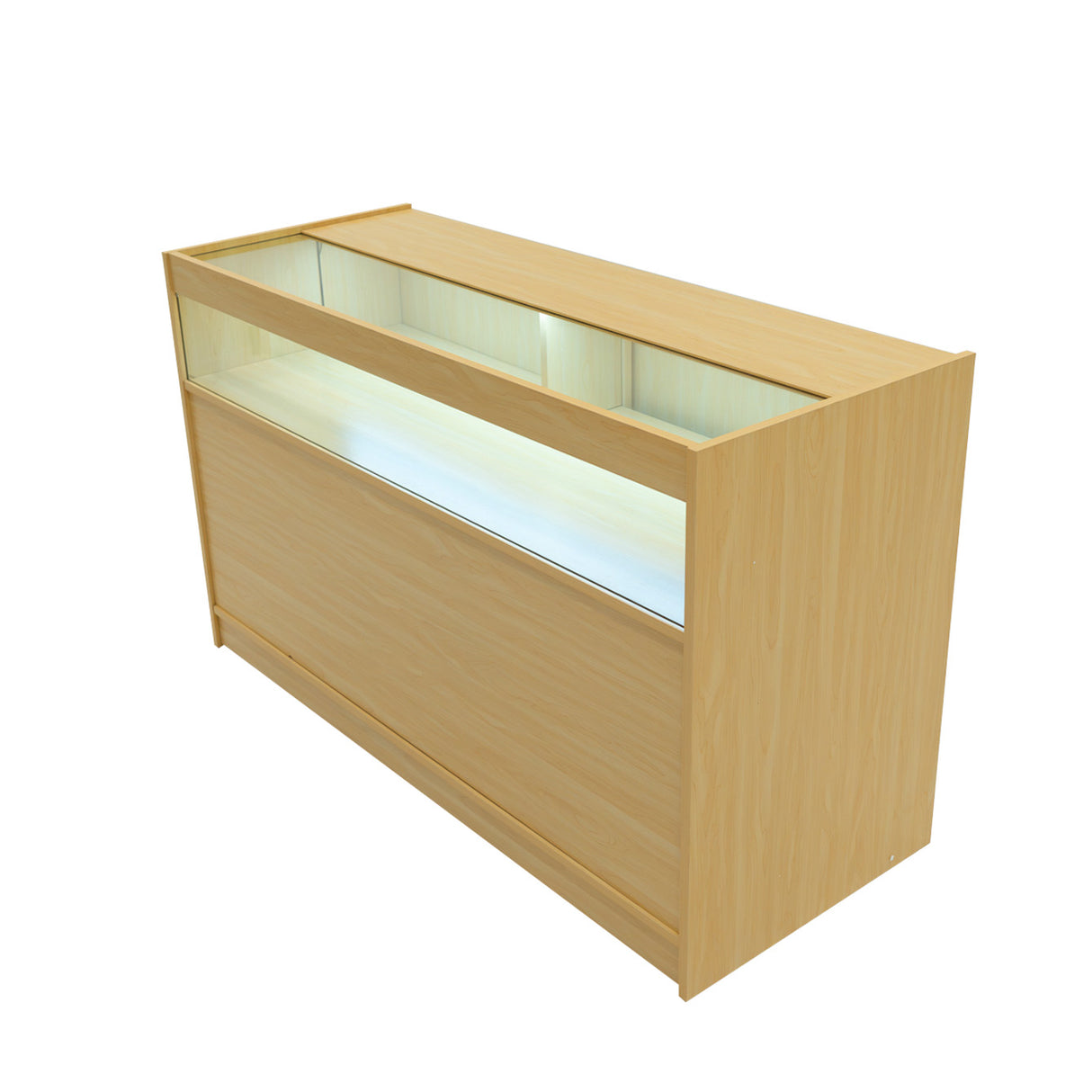 Comptoirs de Vente à LED Ensemble Adonis - Érable CM60, B1500, C1500