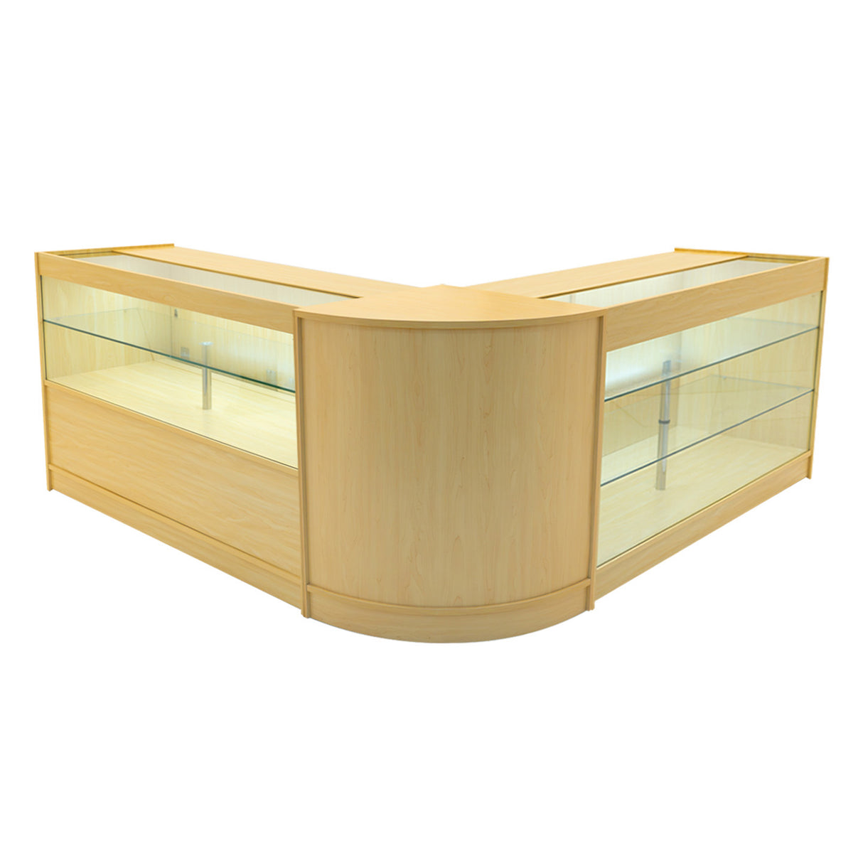 Comptoirs de Vente à LED Ensemble Hera - Érable CM60, K1500, C1500