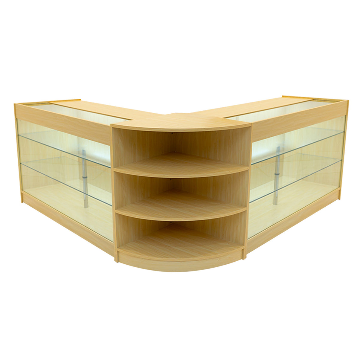Comptoirs de Vente à LED Ensemble Apollo - Érable LM60, 2 x K1500