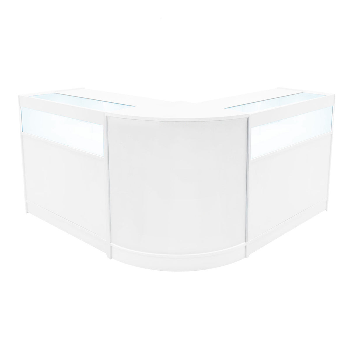 Comptoirs de Vente à LED Ensemble Iris - Blanc CM60, 2 x B900