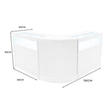 Comptoirs de Vente à LED Ensemble Iris - Blanc CM60, 2 x B900