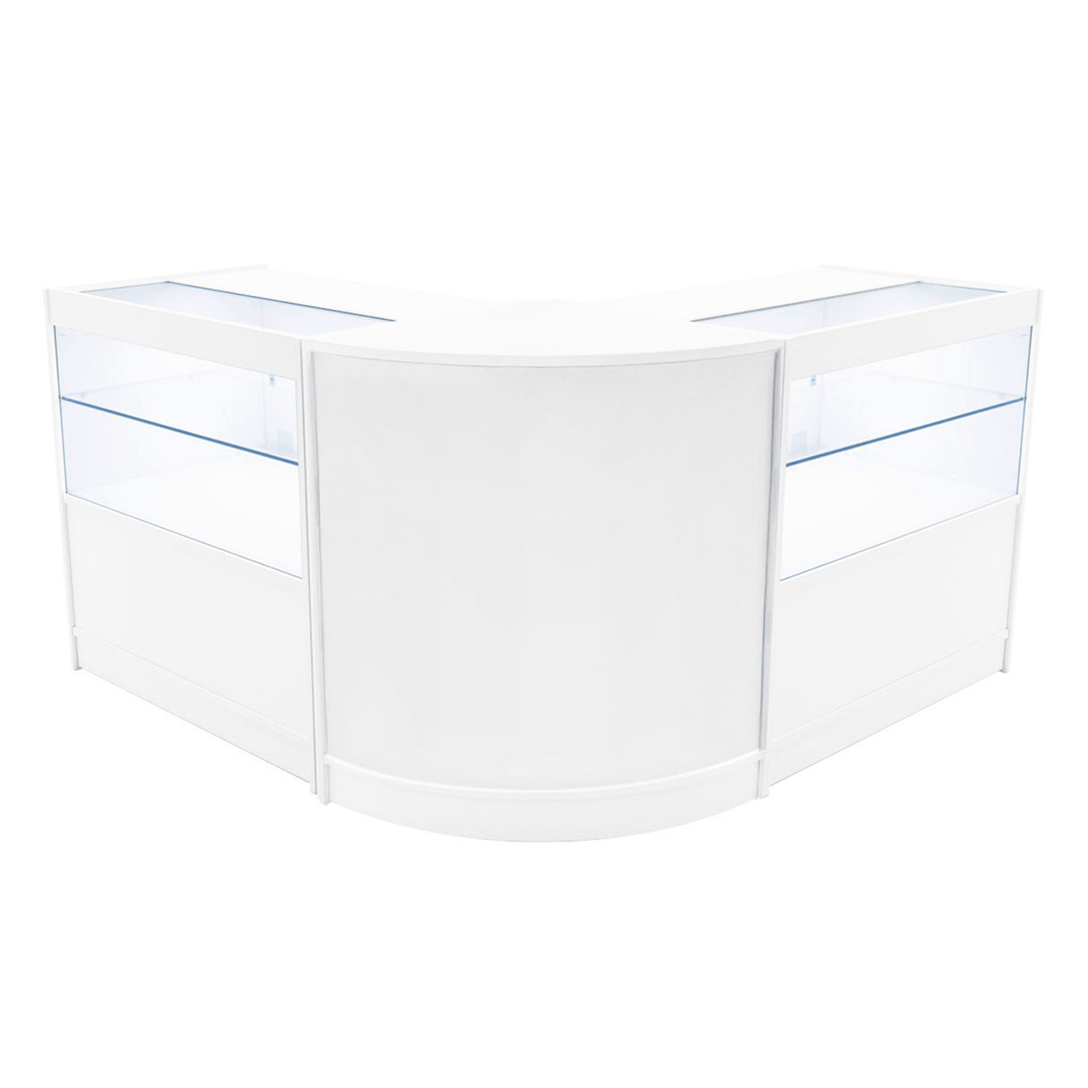 Comptoirs de Vente à LED Ensemble Selene - Blanc CM60, 2 x C900