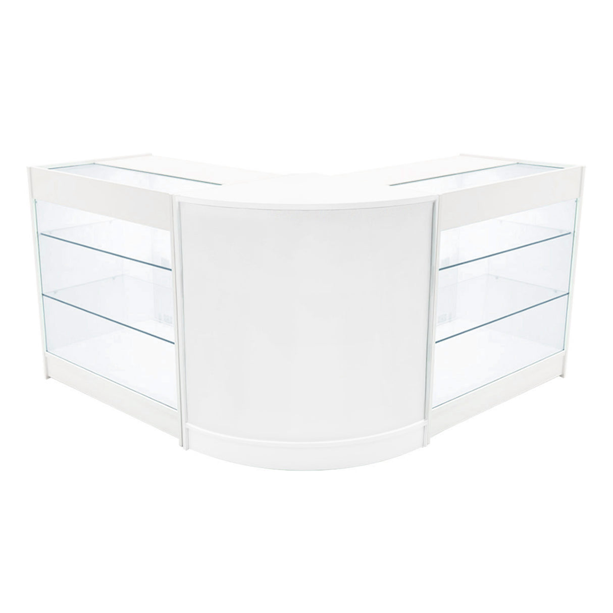 Comptoirs de Vente à LED Ensemble Helios - Blanc CM60, 2 x K900