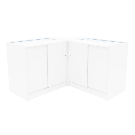 Comptoirs de Vente à LED Ensemble Adonis - Blanc CM60, B900, C900