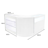 Comptoirs de Vente à LED Ensemble Triton - Blanc CM60, K900, B900