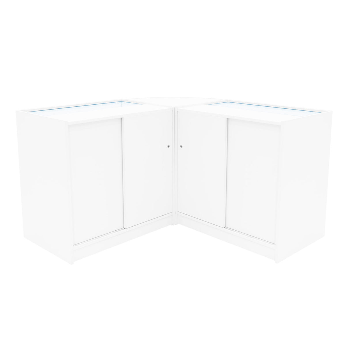 Comptoirs de Vente à LED Ensemble Hera - Blanc CM60, K900, C900