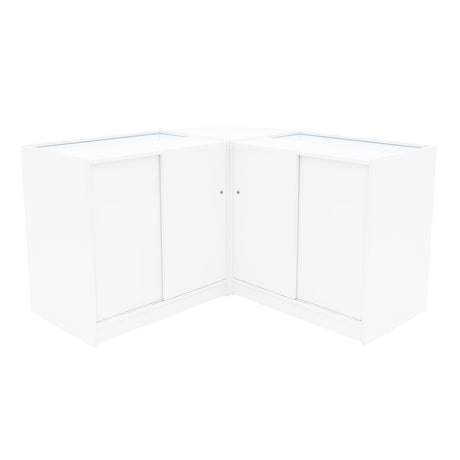 Comptoirs de Vente à LED Ensemble Hera - Blanc CM60, K900, C900
