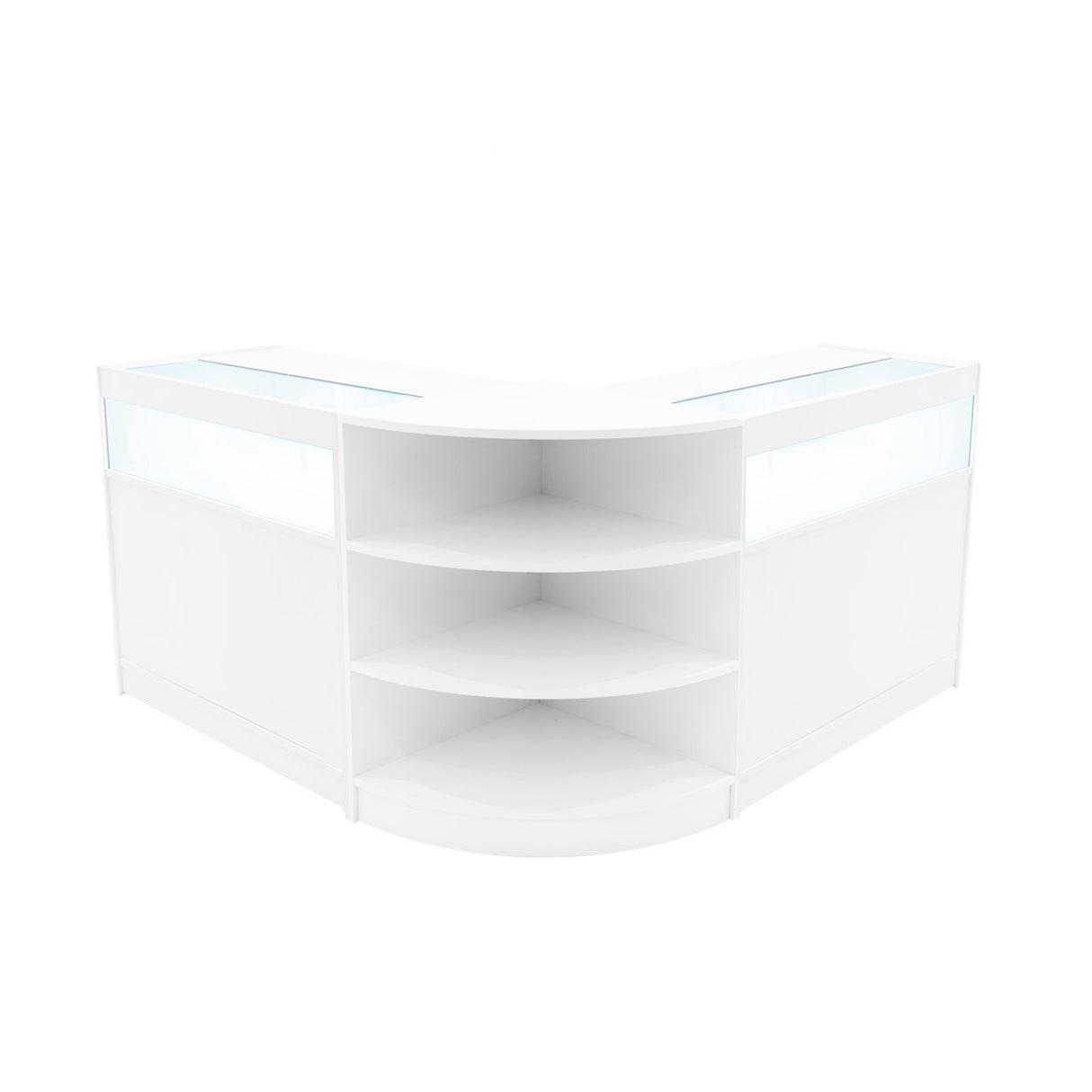 Comptoirs de Vente à LED Ensemble Theseus - Blanc LM60, 2 x B900