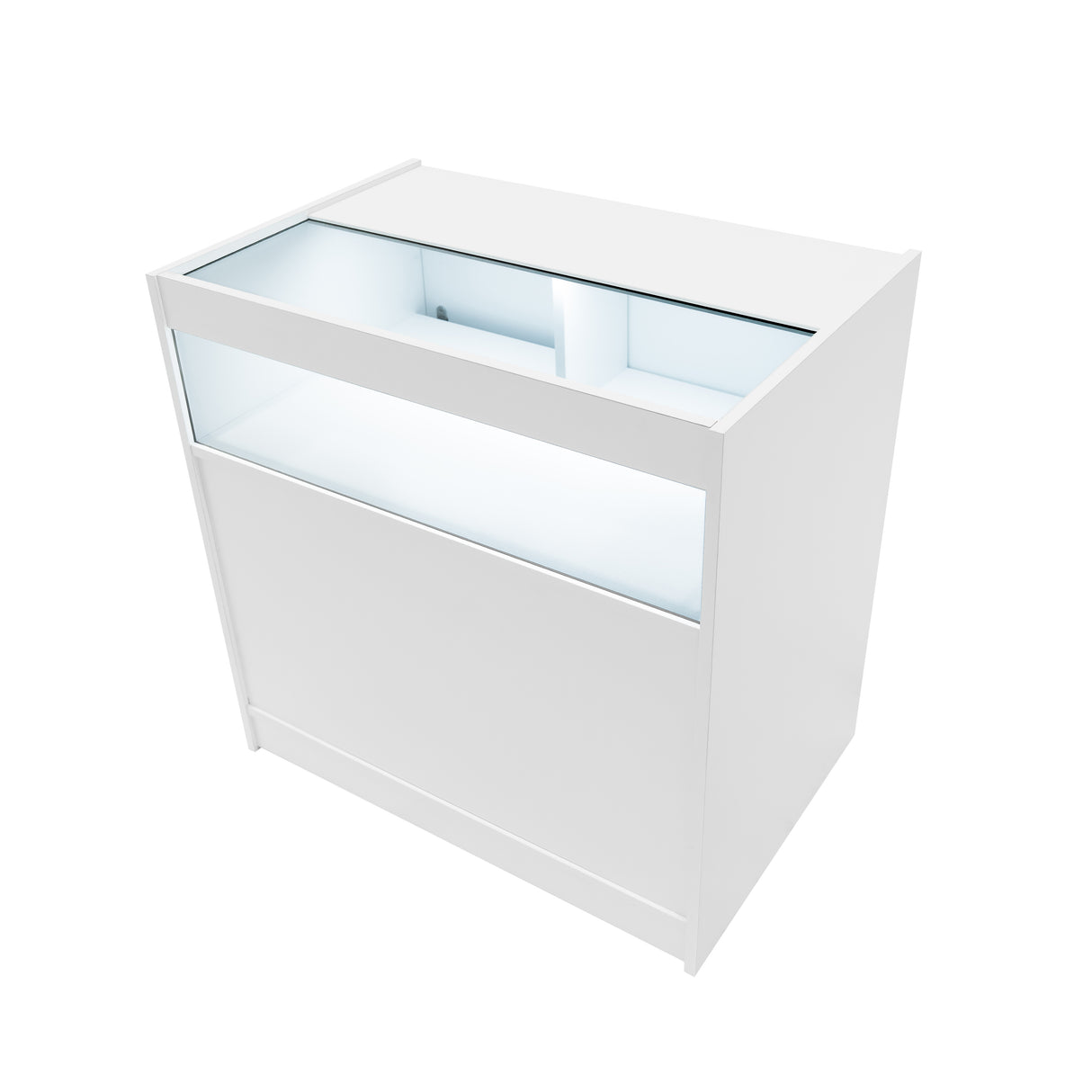 Comptoirs de Vente à LED Ensemble Theseus - Blanc LM60, 2 x B900