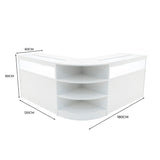 Comptoirs de Vente à LED Ensemble Theseus - Blanc LM60, 2 x B1200
