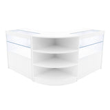 Comptoirs de Vente à LED Ensemble Andromeda - Blanc LM60, 2 x C900