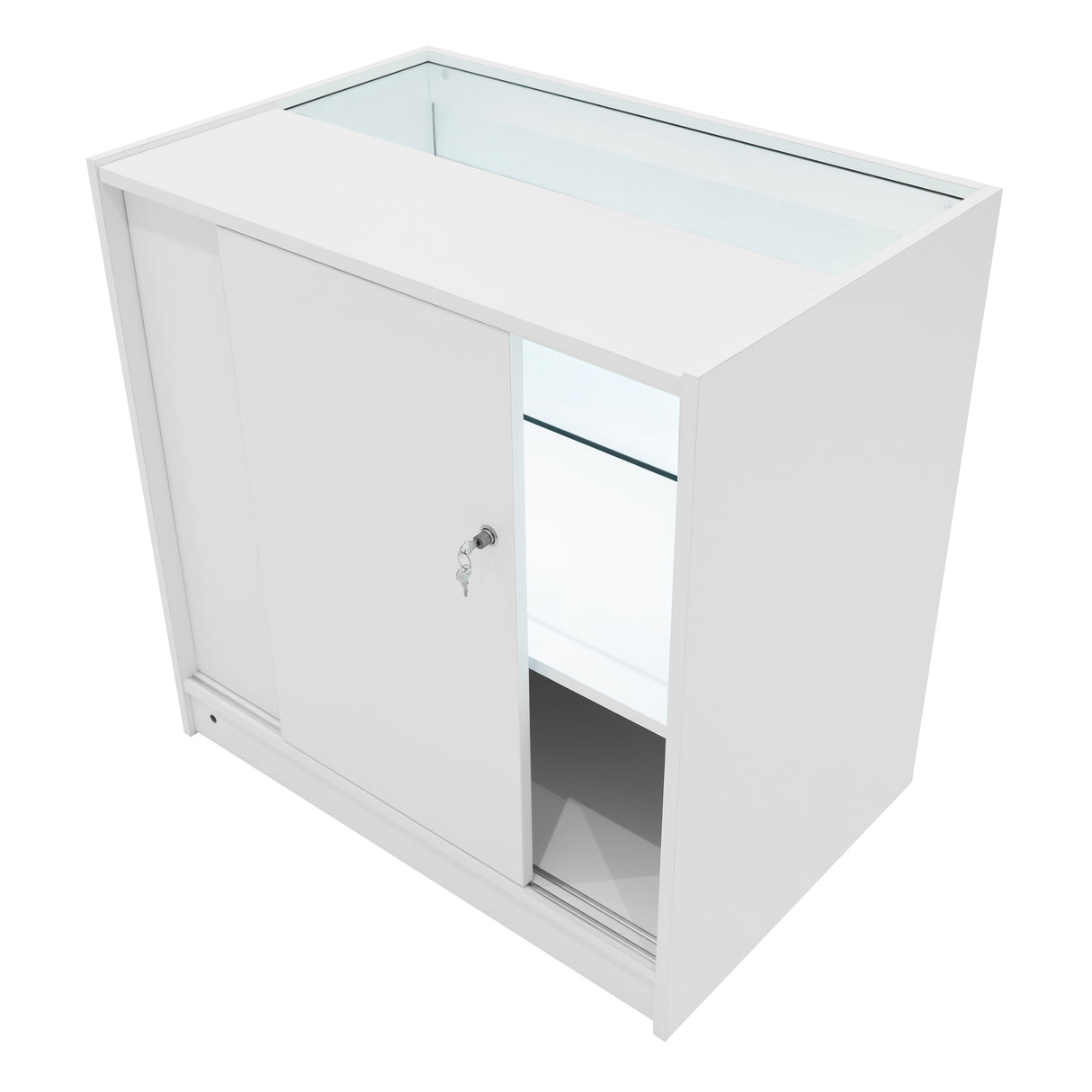 Comptoirs de Vente à LED Ensemble Andromeda - Blanc LM60, 2 x C900