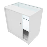Comptoirs de Vente à LED Ensemble Andromeda - Blanc LM60, 2 x C900