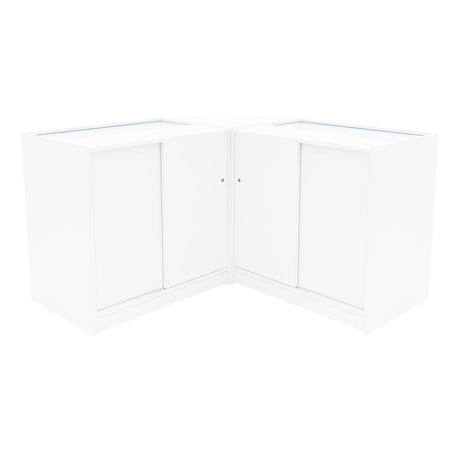 Comptoirs de Vente à LED Ensemble Harmonia - Blanc LM60, B900, C900