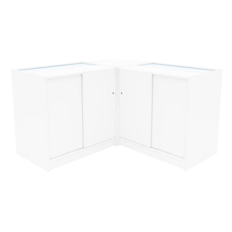 Comptoirs de Vente à LED Ensemble Demeter - Blanc LM60, K900, B900