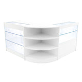 Comptoirs de Vente à LED Ensemble Calliope - Blanc LM60, K900, C900