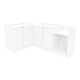 Comptoirs de Vente à LED Ensemble Luna - Blanc CM60, 2 x B900, TB60