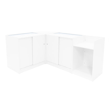 Comptoirs de Vente à LED Ensemble Phoenix - Blanc CM60, 2 x C900, TB60
