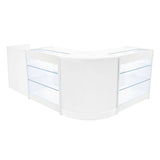 Comptoirs de Vente à LED Ensemble Aries - Blanc CM60, TB60, 2 x K900