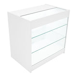 Comptoirs de Vente à LED Ensemble Aries - Blanc CM60, TB60, 2 x K900