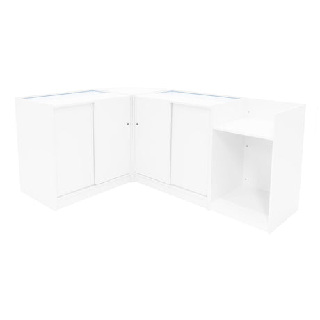 Comptoirs de Vente à LED Ensemble Polaris - Blanc CM60, K900, B900, TB60