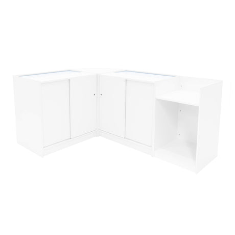 Comptoirs de Vente à LED Ensemble Vega - Blanc CM60, K900, C900, TB60