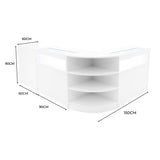 Comptoirs de Vente à LED Ensemble Sagittarius - Blanc LM60, 2 x B900, TB60