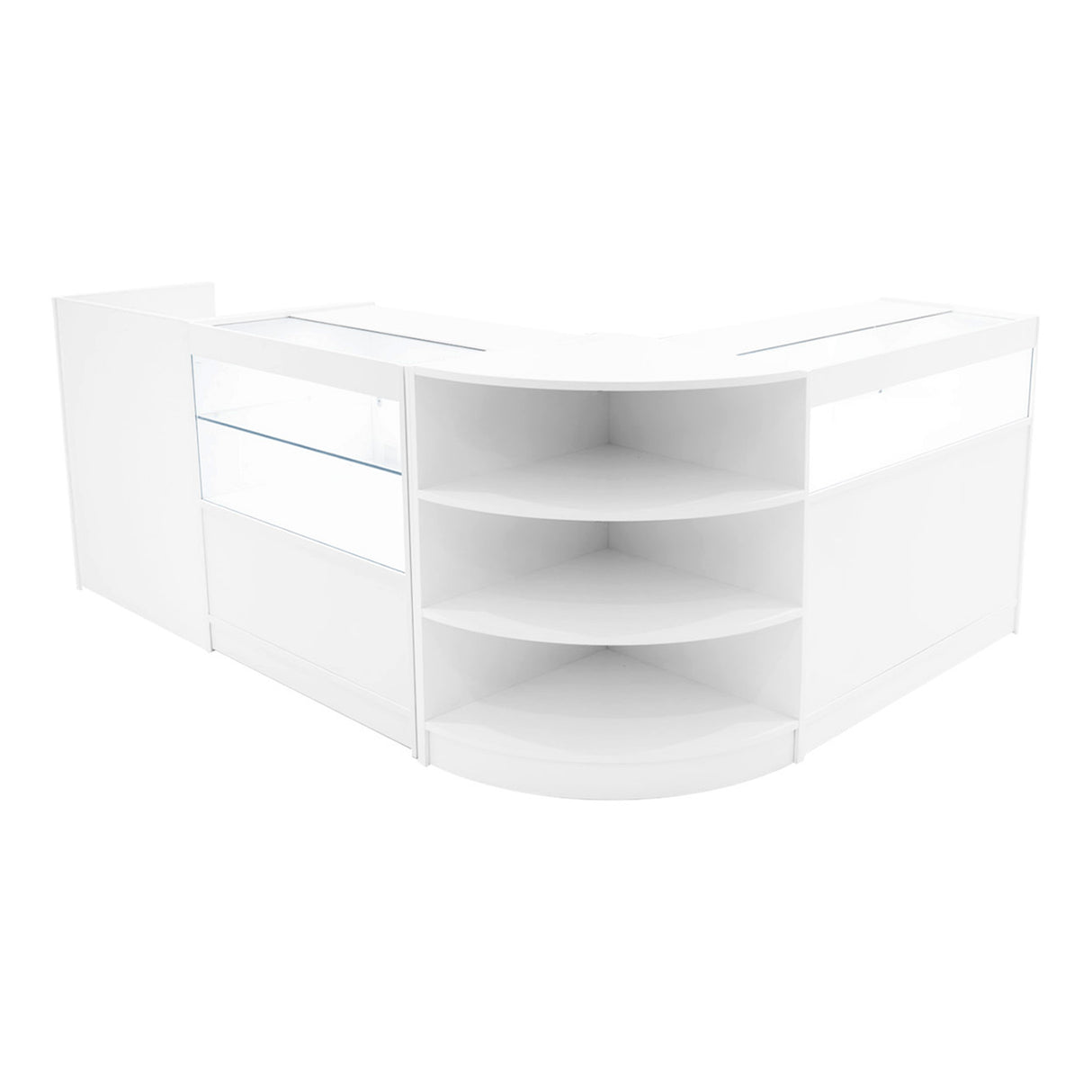 Comptoirs de Vente à LED Ensemble Europa - Blanc LM60, B900, C900, TB60