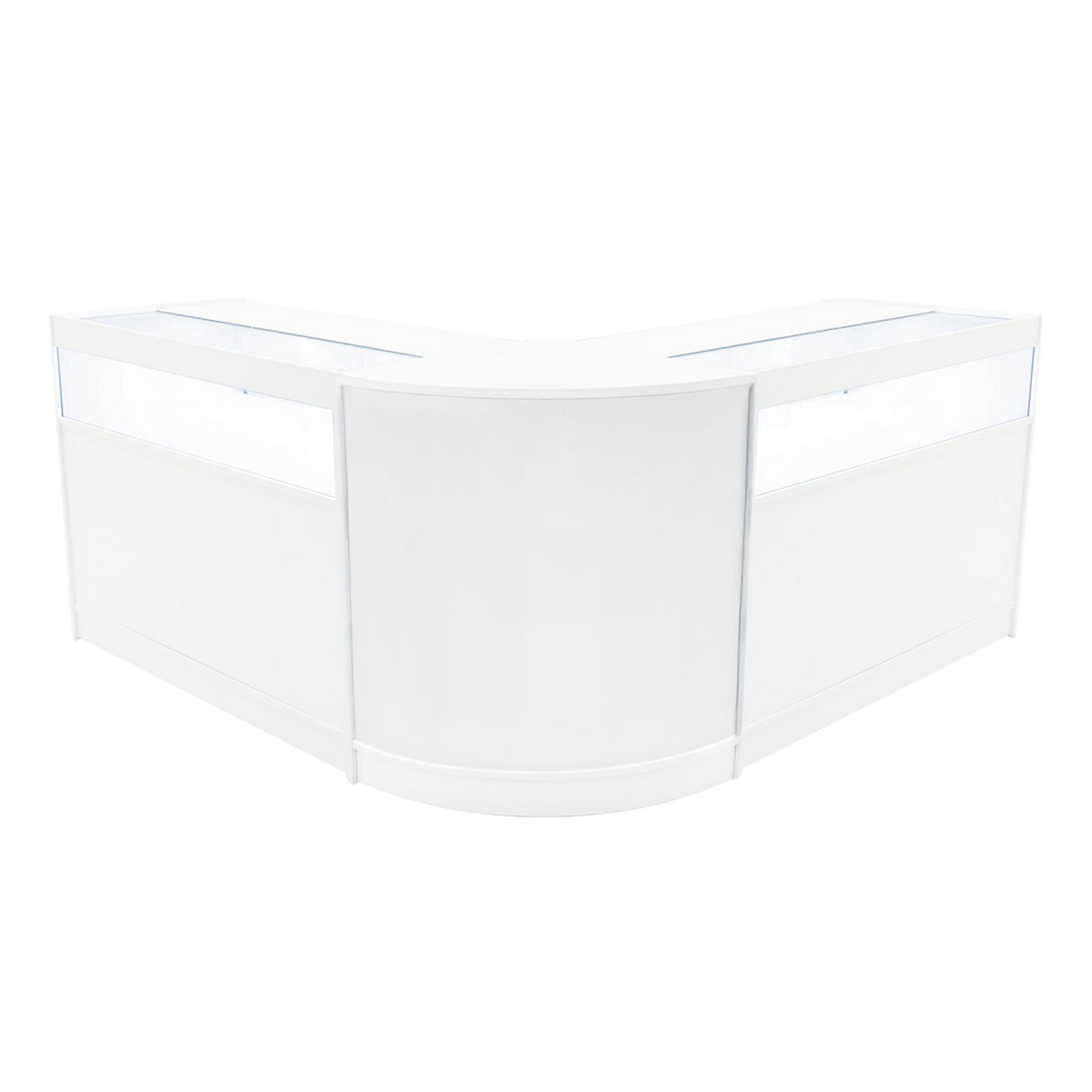 Comptoirs de Vente à LED Ensemble Iris - Blanc CM60, 2 x B1200