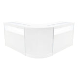 Comptoirs de Vente à LED Ensemble Iris - Blanc CM60, 2 x B1200
