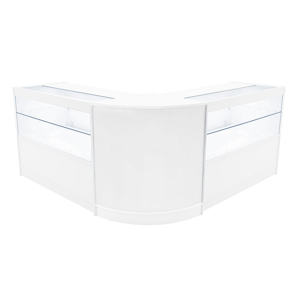 Comptoirs de Vente à LED Ensemble Selene - Blanc CM60, 2 x C1200