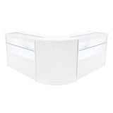Comptoirs de Vente à LED Ensemble Selene - Blanc CM60, 2 x C1200