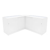 Comptoirs de Vente à LED Ensemble Selene - Blanc CM60, 2 x C1200