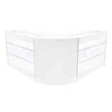 Comptoirs de Vente à LED Ensemble Helios - Blanc CM60, 2 x K1200