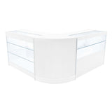 Comptoirs de Vente à LED Ensemble Hera - Blanc CM60, K1200, C1200