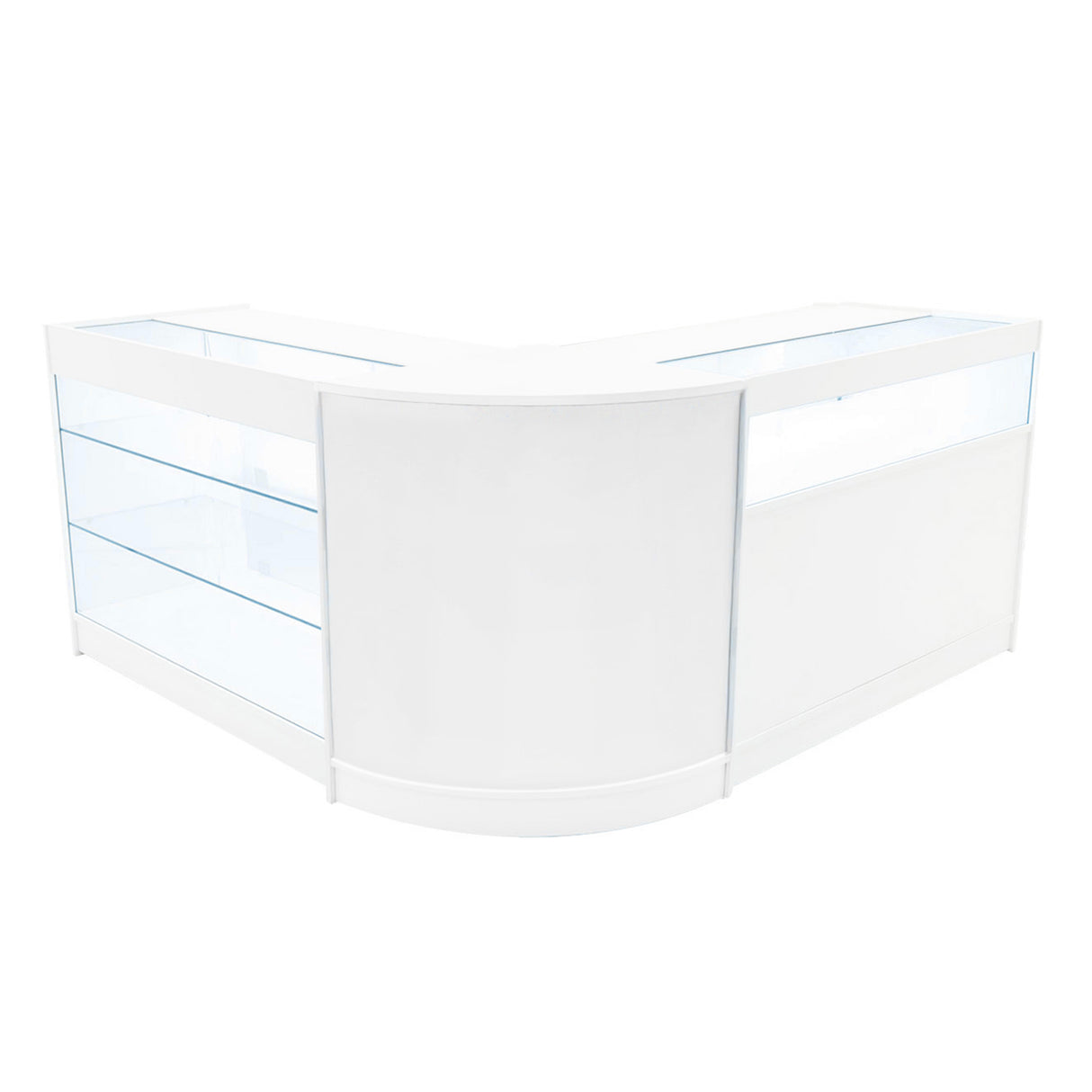 Comptoirs de Vente à LED Ensemble Triton - Blanc CM60, K1200, B1200