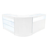 Comptoirs de Vente à LED Ensemble Triton - Blanc CM60, K1200, B1200