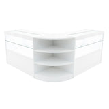 Comptoirs de Vente à LED Ensemble Andromeda - Blanc LM60, 2 x C1200