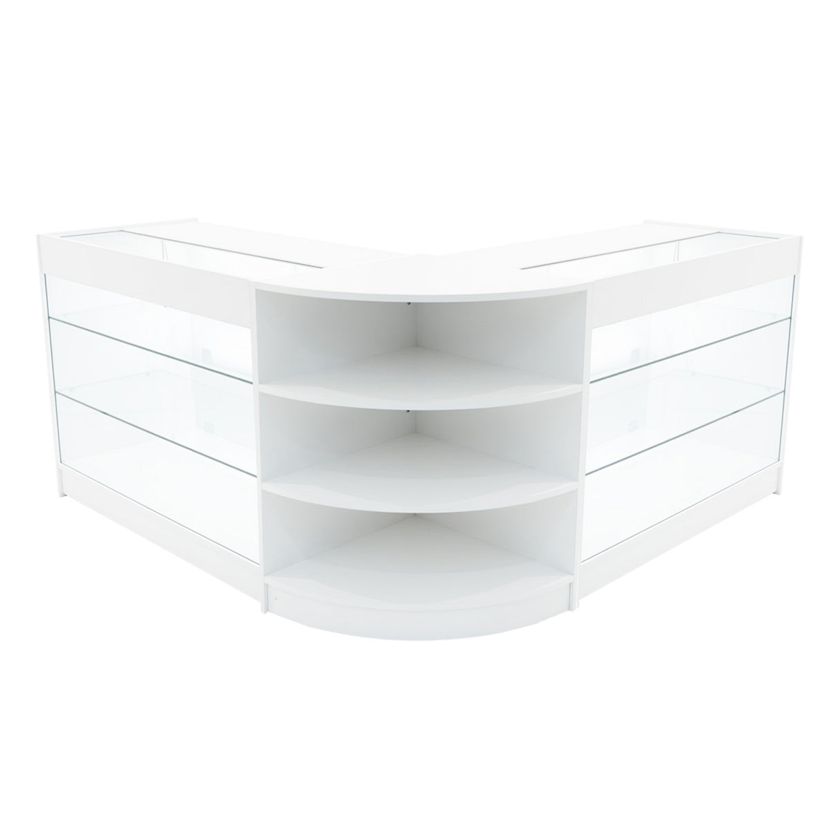 Comptoirs de Vente à LED Ensemble Apollo - Blanc LM60, 2 x K1200